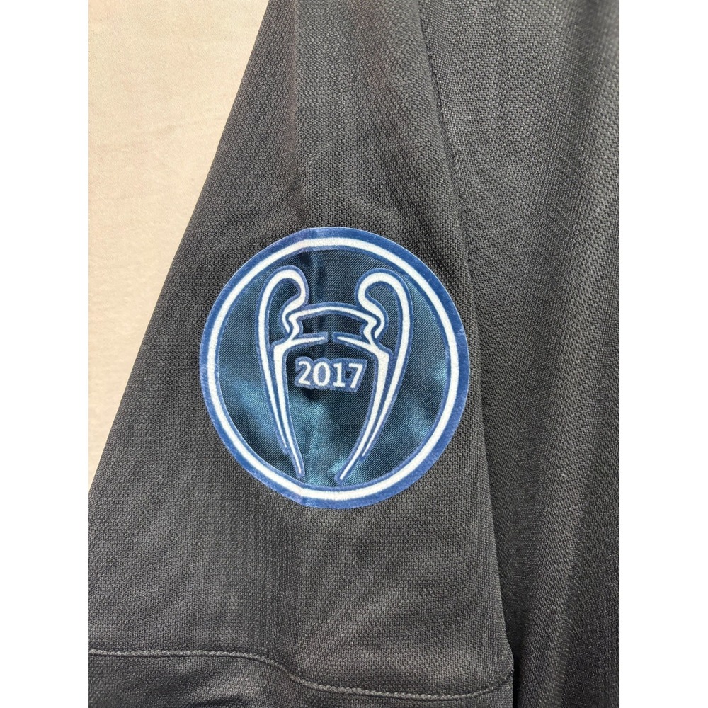 Real Madrid Adidas Away Kit Jersey Mens Black Cristiano Ronaldo Climacool XL NEW - Picture 12 of 14